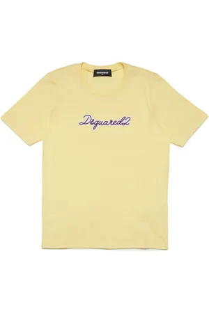 Dsquared2 Logo-embroidered cotton T-shirt