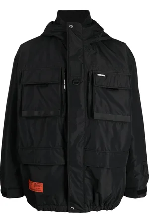 Izzue Logo-print hooded jacket