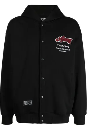 Izzue Appliqu??-detail hooded bomber jacket