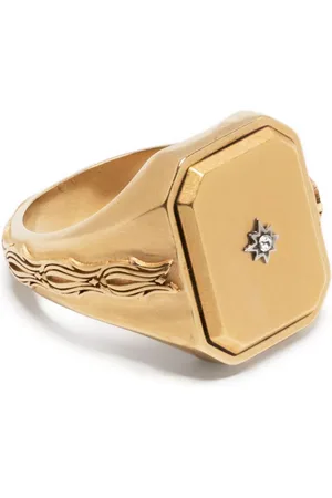 Maison Margiela Diamant??-embellished signet ring