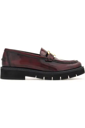 Salvatore Ferragamo Gancini-buckle leather loafers