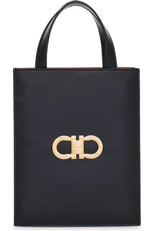 Salvatore Ferragamo Gancini-plaque leather minibag