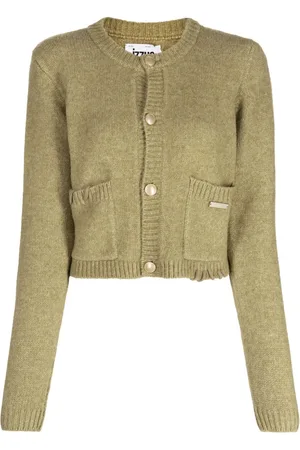 Izzue Logo-patch button-up cardigan