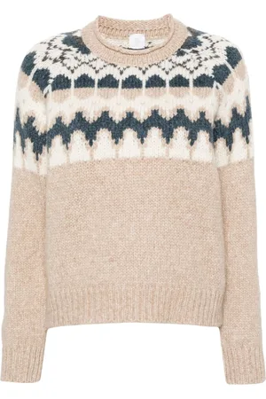 ELEVENTY Intarsia-pattern knitted jumper