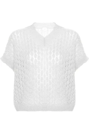 ELEVENTY V-neck knitted top