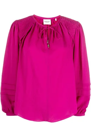 Isabel Marant Lamaya tie-neck blouse