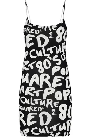 Dsquared2 Graphic-print sleeveless minidress