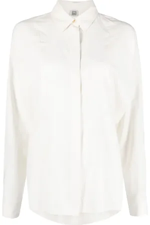 Totême Paneled silk shirt
