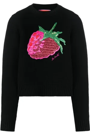 La DoubleJ Lampone embroidered jumper
