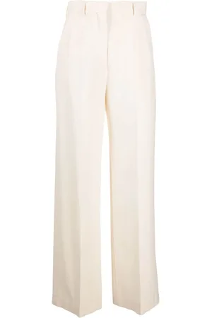 Nanushka Lanai high-waist wide-leg trousers