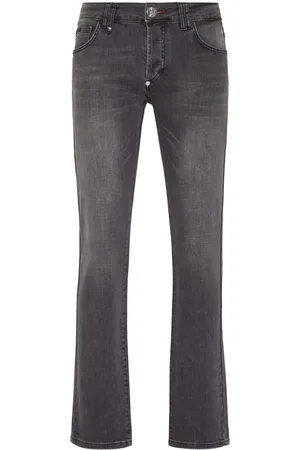 Philipp Plein Supreme Iconic low-rise straight-leg jeans
