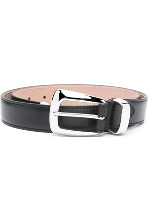 Khaite Leather buckle belt