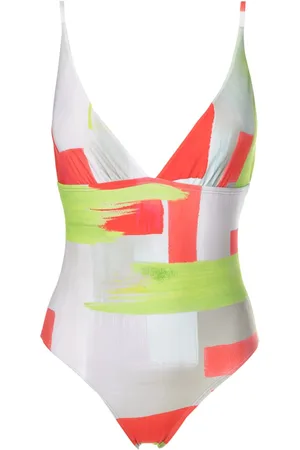Lenny Niemeyer Canvas V-neck swimsuit