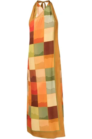 Lenny Niemeyer Mosaico halterneck beach dress