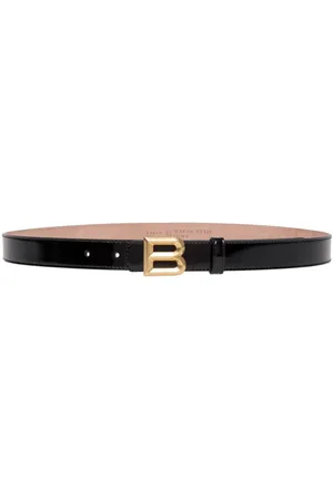 Bally Logo-buckle leather belt