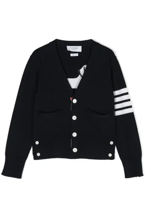 Thom Browne Knitted wool-blend cardigan