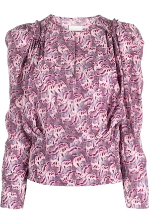 Isabel Marant Zarga graphic-print blouse