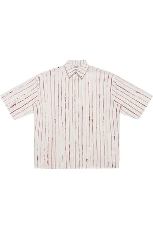 MARCELO BURLON County pinstripe cotton shirt