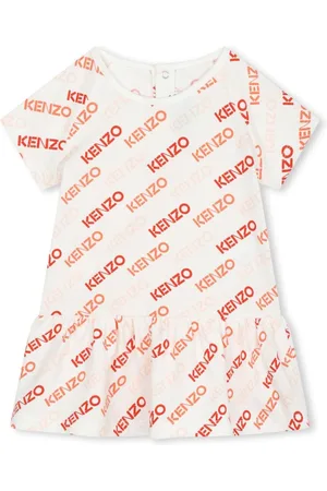Kenzo Logo-print organic cotton dress