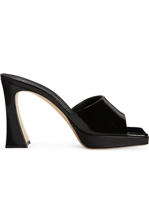 Giuseppe Zanotti Solhene 100mm leather mules