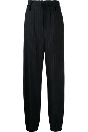 MONSE High-waisted pinstripe tailored trousers