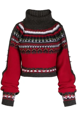 MONSE Patterned-intarsia knit jumper
