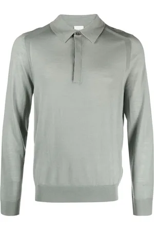 Paul Smith Polo-collar merino jumper