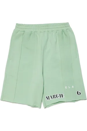 Maison Margiela Number-print cotton shorts