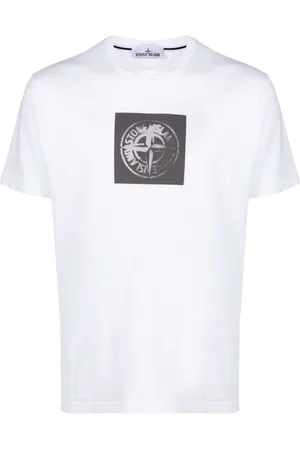 Stone Island Compass-print cotton T-shirt