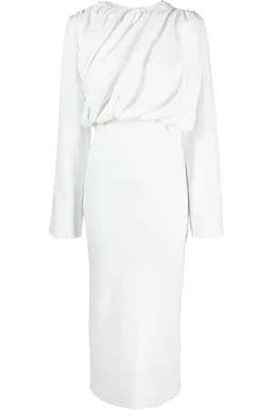 Paris Georgia Ollie drapped midi dress
