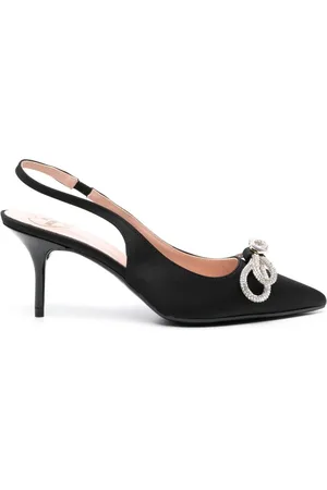 Moschino 80mm bow-detailing pumps