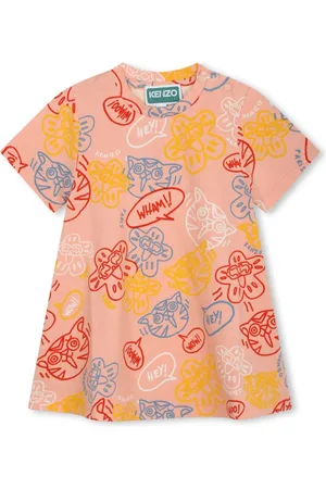 Kenzo Graphic-print cotton dress