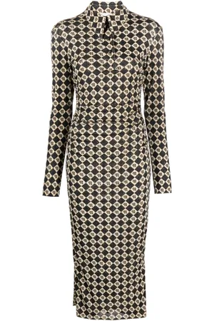 Nanushka Monogram-print midi dress