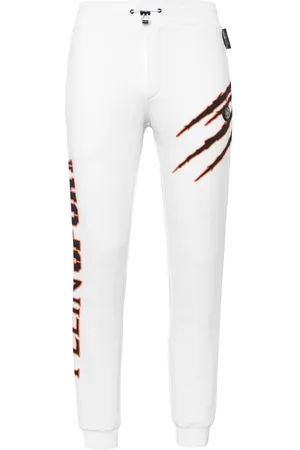 Philipp Plein Logo-print drawstring-waistband track pants