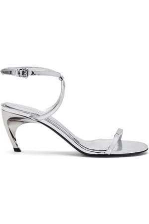 Alexander McQueen Armadillo 65mm metal-bar sandals