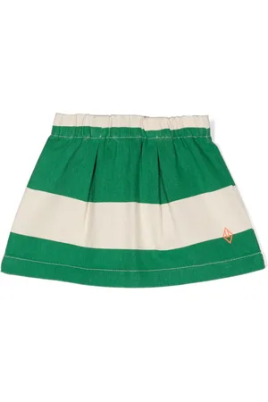 The Animals Observatory Striped cotton skirt