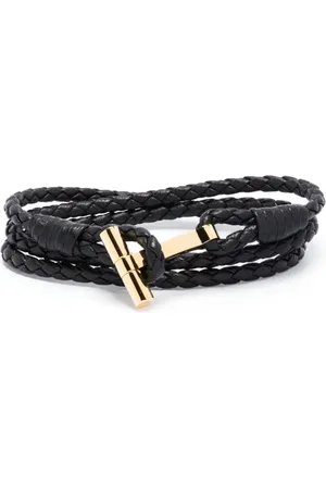 Tom Ford T-logo braided bracelet