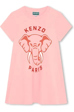 Kenzo Logo-print cotton dress