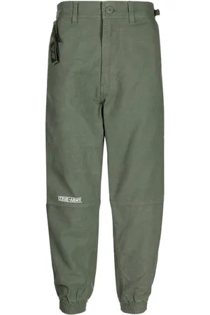Izzue Logo-print tapered-leg trousers