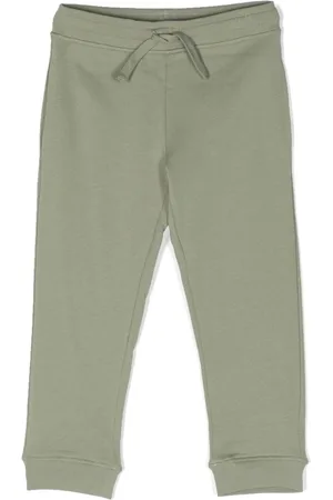 Stella McCartney Motif-embroidered cotton track pants