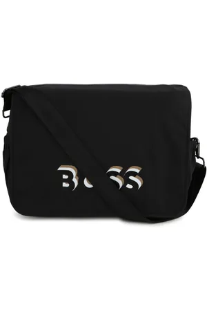 HUGO BOSS Logo-print canvas changing bag