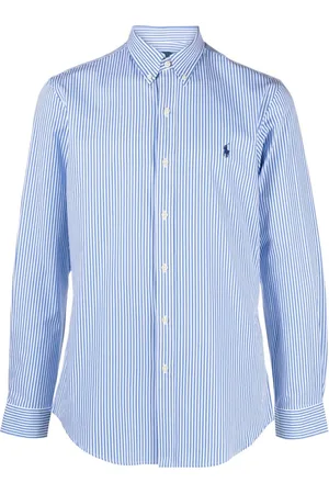 Ralph Lauren Embroidered-logo striped shirt