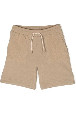 BONPOINT Logo-embroidered jersey shorts