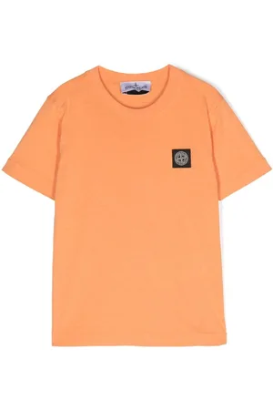 Stone Island Compass-patch cotton T-shirt