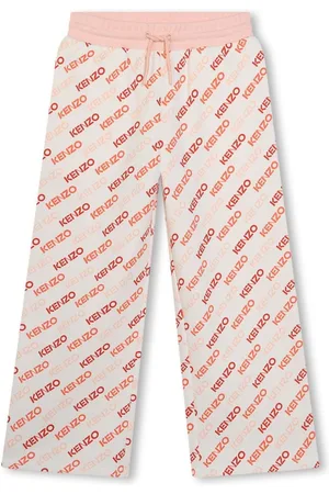 Kenzo Logo-print drawstring cotton track pants