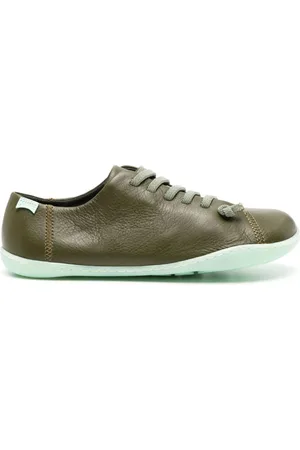 Camper Peu Cami grained-texture leather trainers