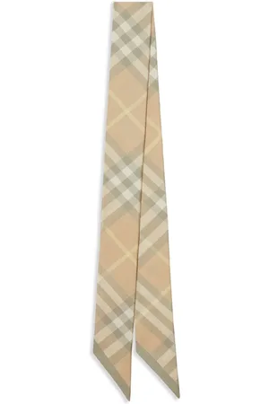 Burberry House Check silk scarf