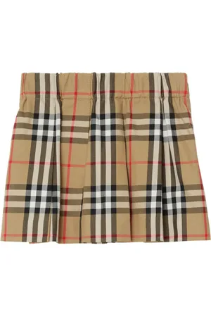 Burberry Vintage check-pattern cotton skirt