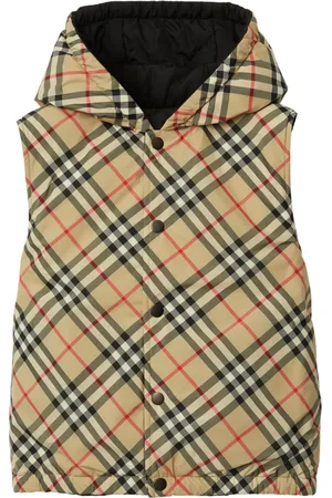 Burberry Vintage-check reversible hooded gilet