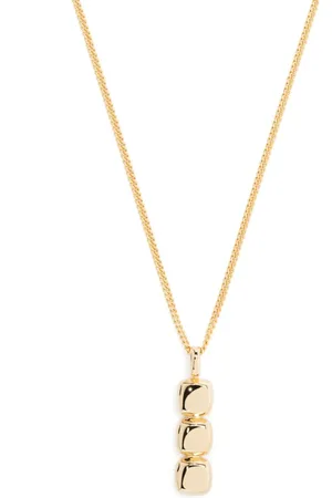 TOM WOOD Mini cushion pendant necklace